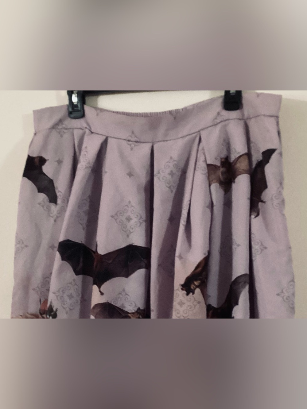 Mossbadger Chiropteran Garden/Bat Skirt - Short - Lavender - Size 16 - Rare - Picture 3 of 10